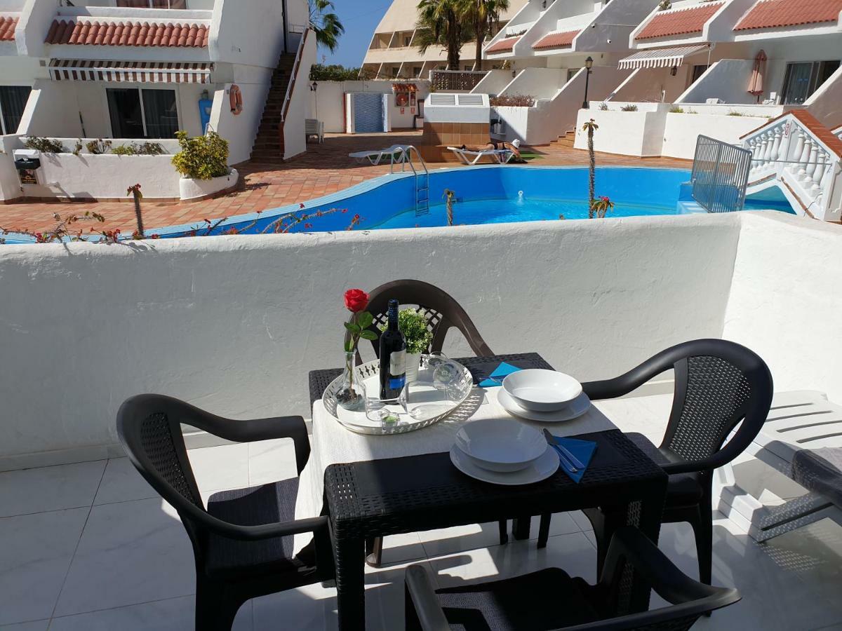 Casa Las Flores With Heated Pool, Only 490 Meters To The Beach, Balcony, Wifi Arona  Bagian luar foto