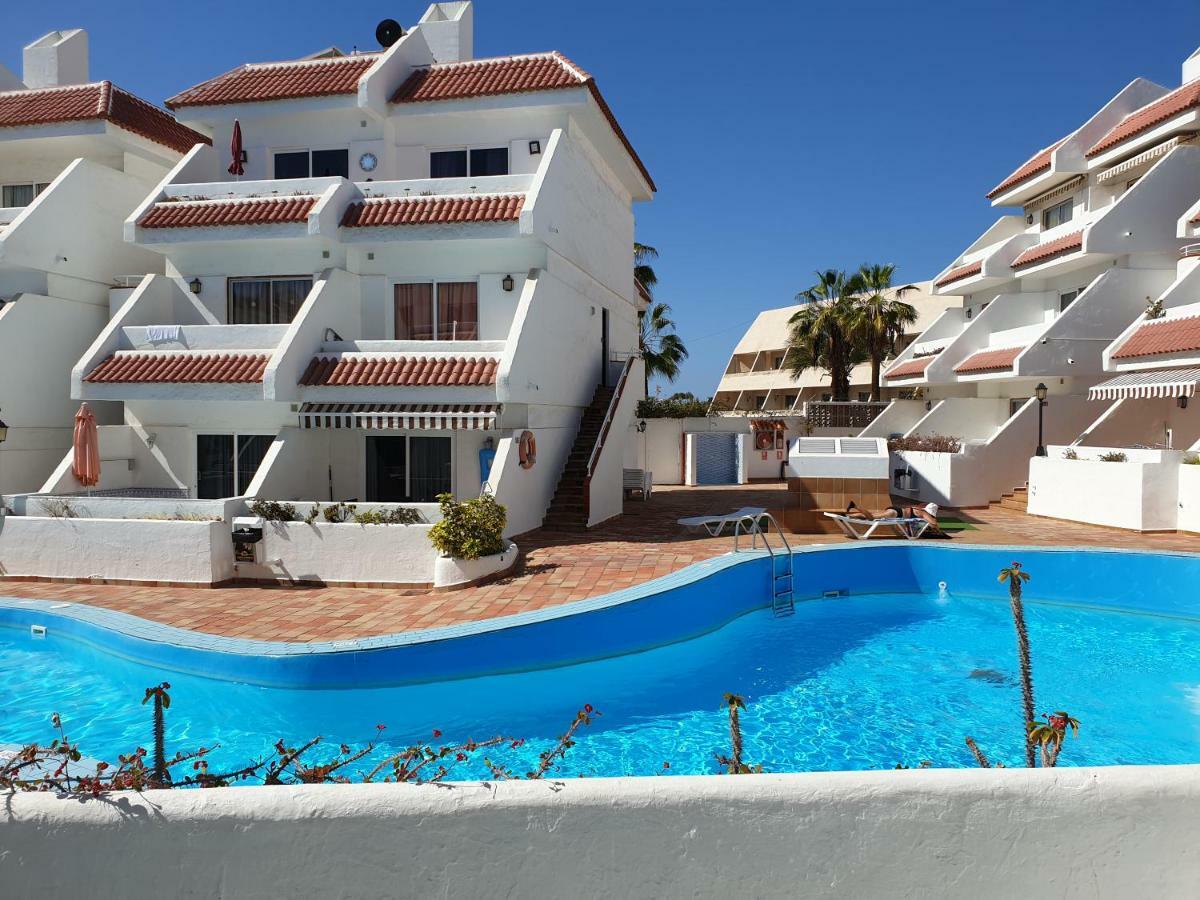Casa Las Flores With Heated Pool, Only 490 Meters To The Beach, Balcony, Wifi Arona  Bagian luar foto